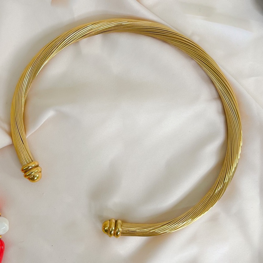 Vintage 1980s Cuff Necklace